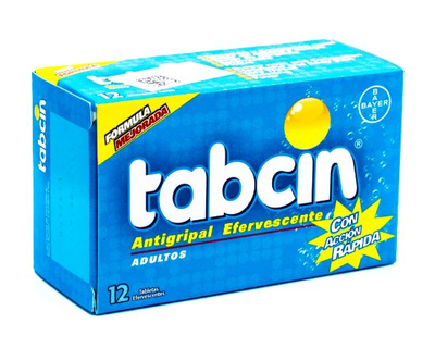 Antigripal Tabcin niños masticable caja 12 tabletas