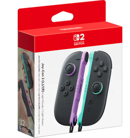 Control Joycon Nintendo Switch 2 Morado Verde