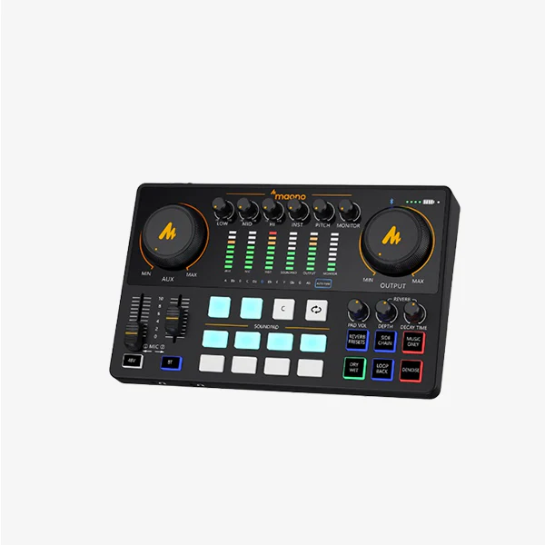 INTERFASE DE AUDIO MAONO PARA CONECTAR MICROFONO AME2