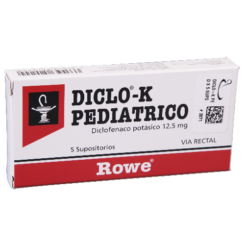 DICLO-K SUPOSITORIOS 12.5 MG