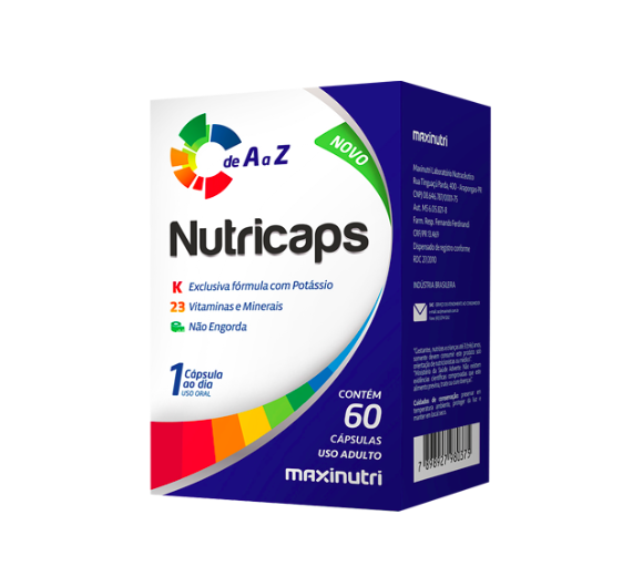 MAXINUTRI NUTRICAPS A-Z 60 CÁPSULAS