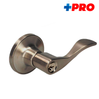 Cerradura Manija Curva con Llave Bronce + Pro