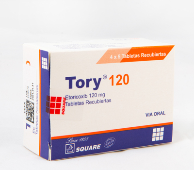 TORY 120 MG TABLETAS VIA ORAL