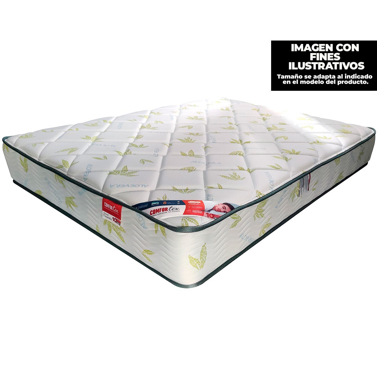 Colchón Matrimonial Comfortex Esencial Ortopédico