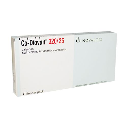 CO-DIOVAN 320/25 X 14 COMPRIMIDOS