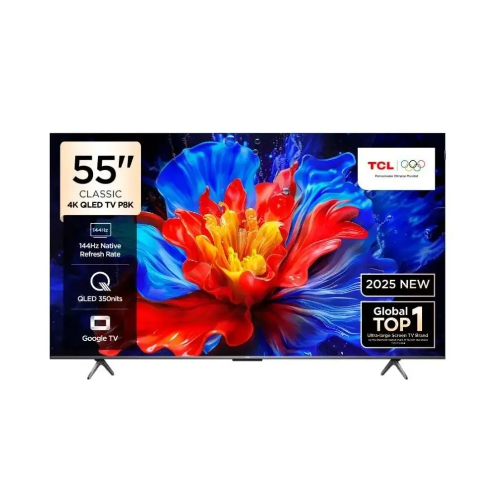 Pantalla TCL 55" QLED 4K UHD 55P8K