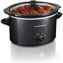 Olla Cocimiento Lento Hamilton Beach 2,8 Litros Negra