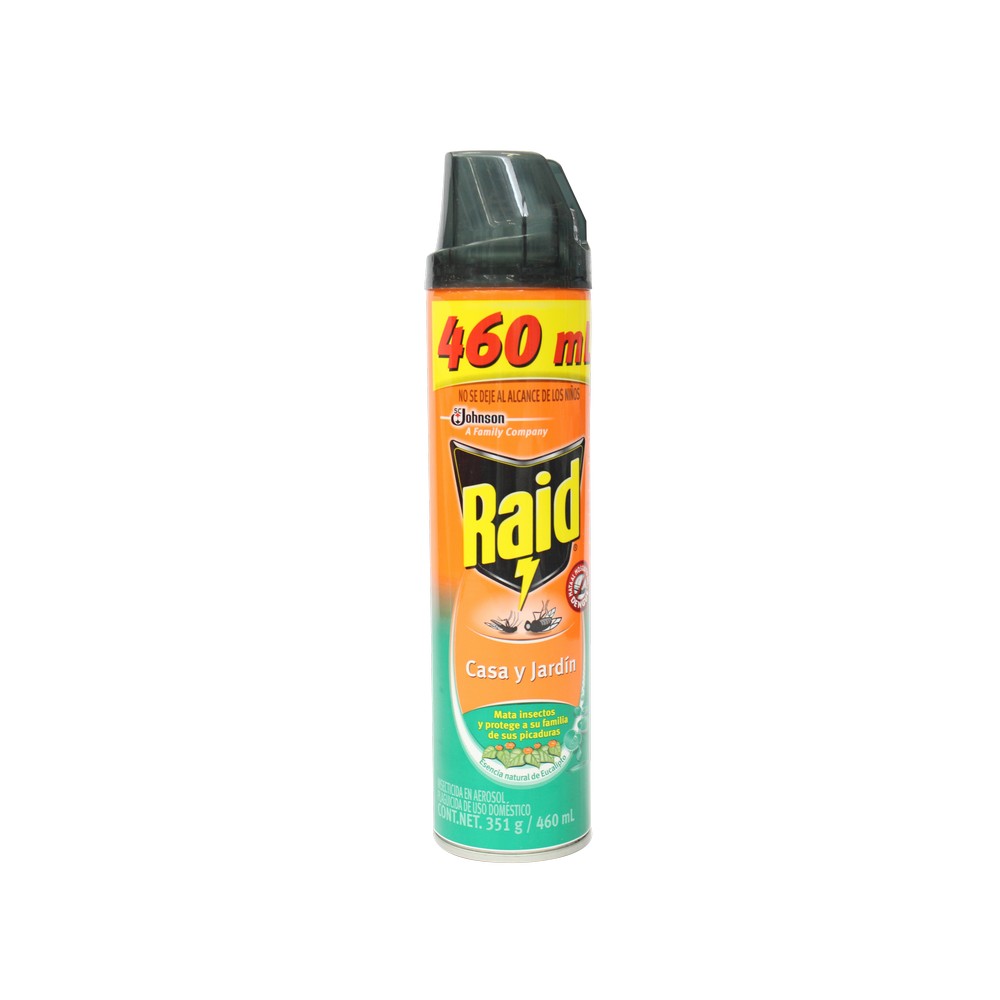 Veneno en aerosol casa y jardin 400 ml