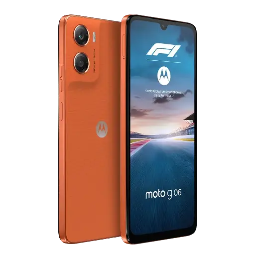 Celular Motorola Moto G06 LTE 128GB 4GB-RAM Naranja