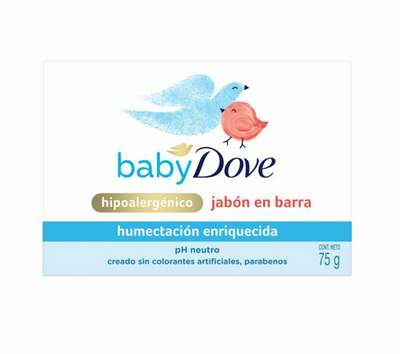 Dove Baby, Jabon en barra, Hidratacion Enriquecida, 90 g