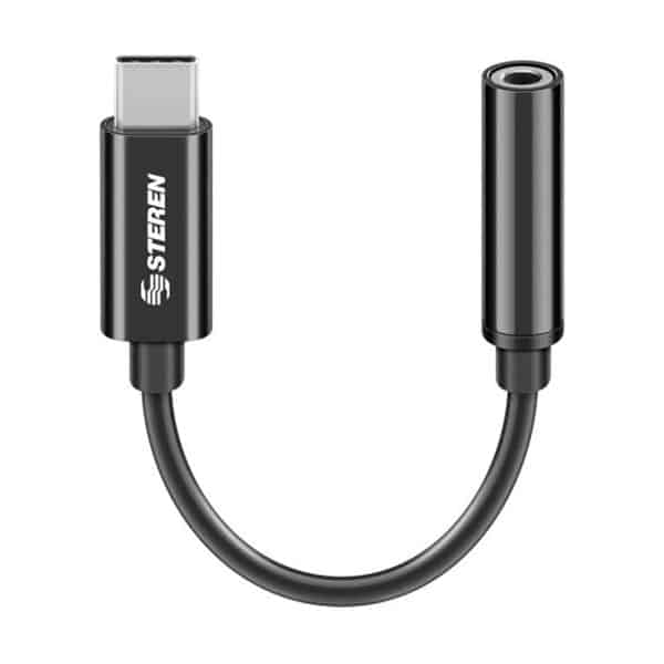 Steren Adaptador USB-C a 3.5 mm menta