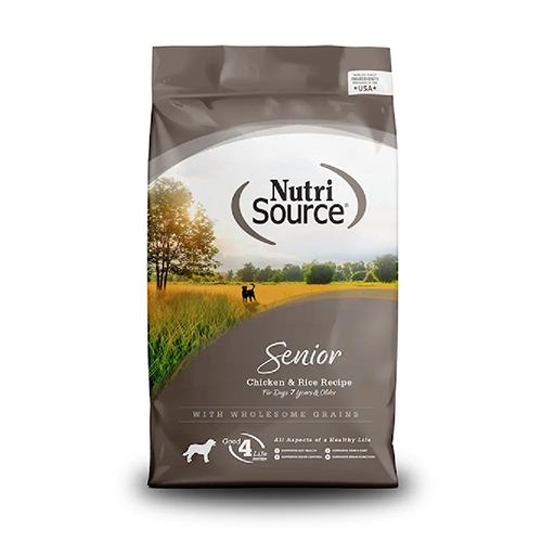NUTRISOURCE CHICKEN&RISE SENIOR 26 LB