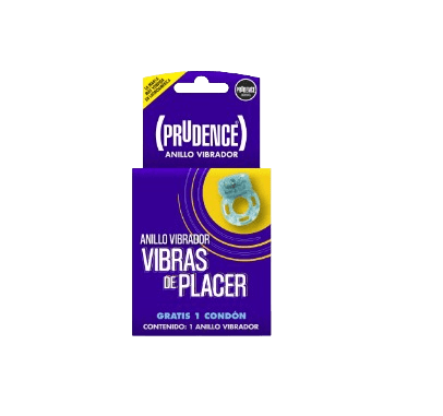 PRUDENCE ANILLO VIBRADOR + CONDÓN RETARDANTE