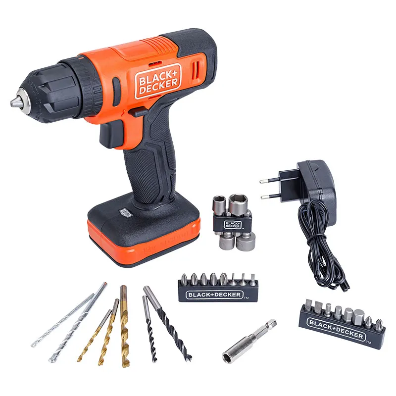 Taladro percutor inalámbrico 3/8" 12 V Black & Decker