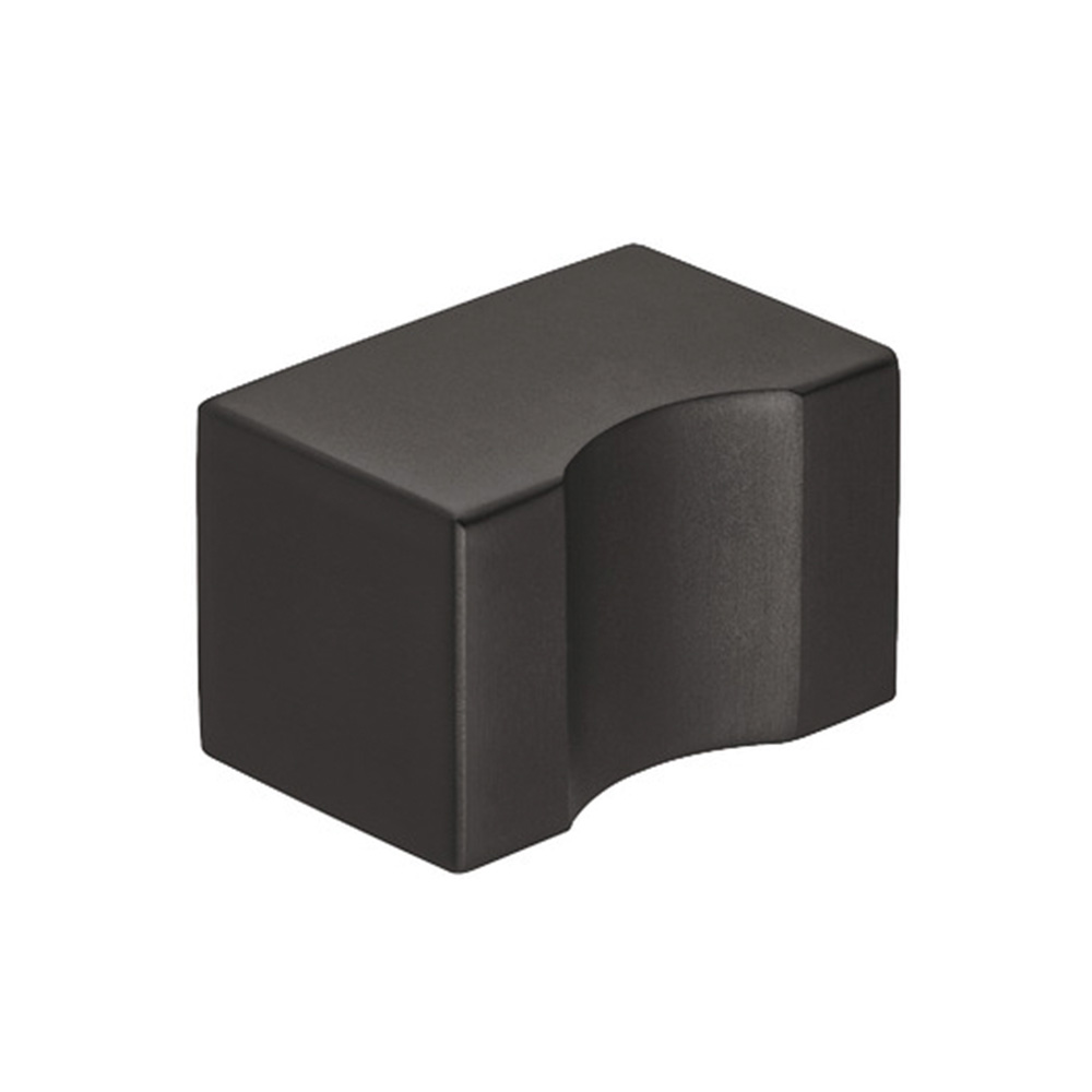 Pomo acero inoxidable negro mate 20x2x3cm