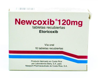 Newcoxib 120 mg caja 10 comprimidos (precio por comprimido)