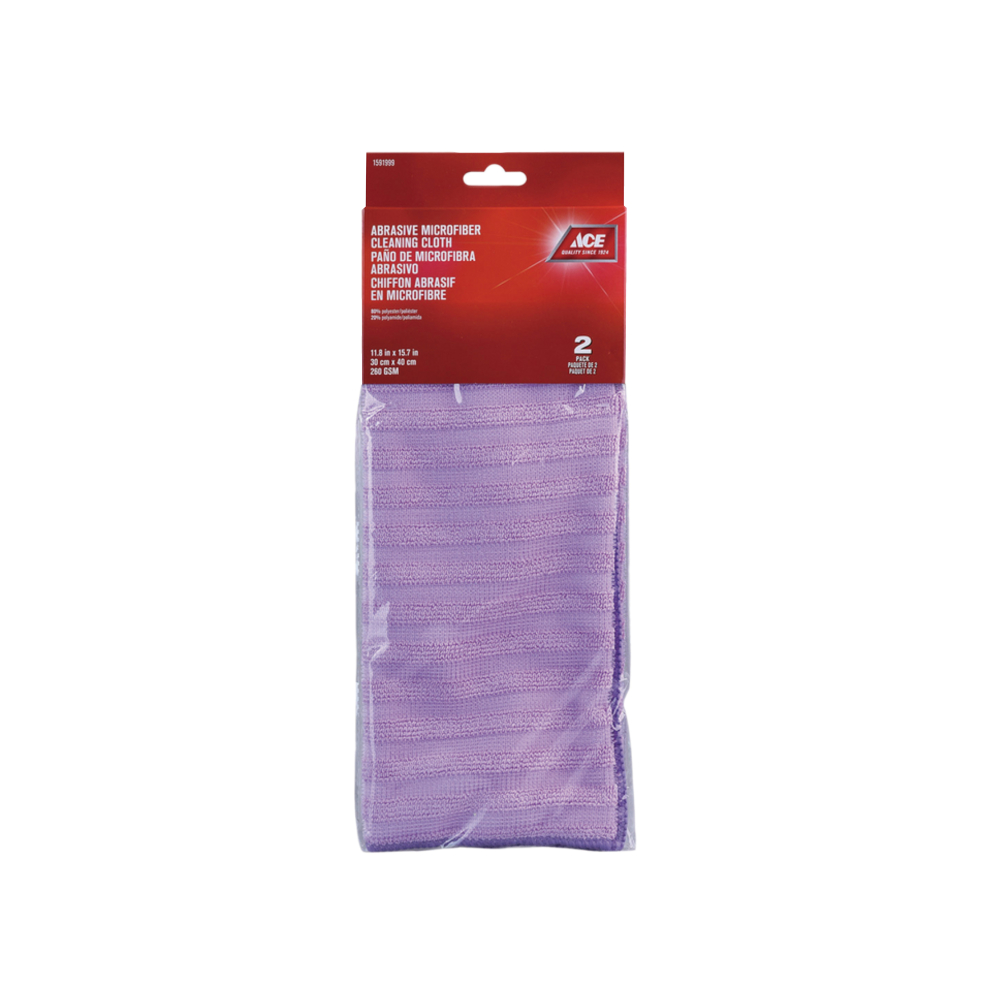 Toalla de microfibra de 30x40 centimetros 2 unidades morado
