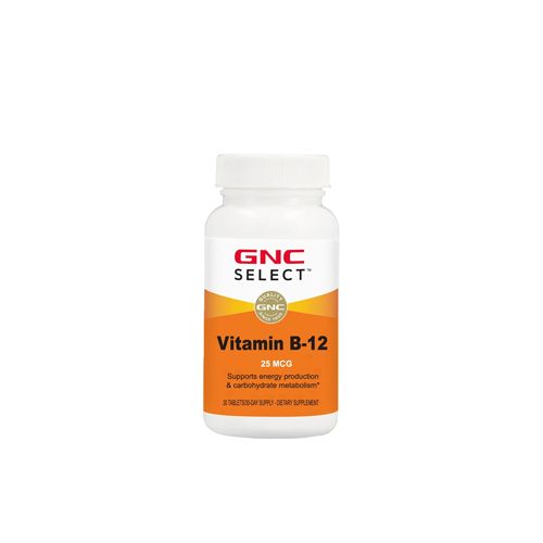 GNC SELECT VITAMIN B-12 25MCG