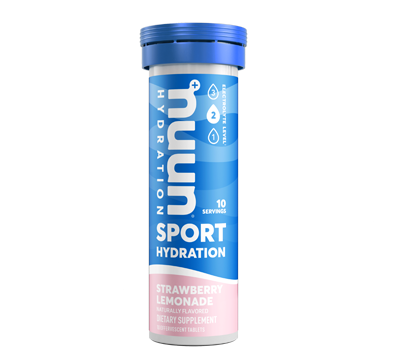NUUN HYDRATION ELECTROLITOS STRAWBERRY LEMONADE 10 PASTILLAS EFERVESCENTES