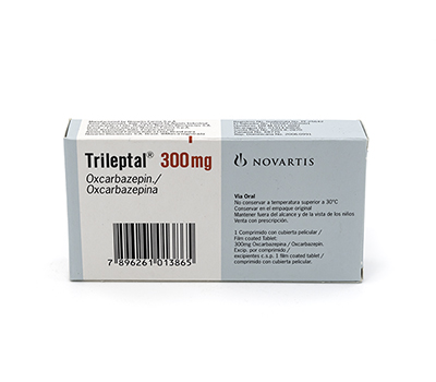TRILEPTAL 300 mg x 20 TABLETAS