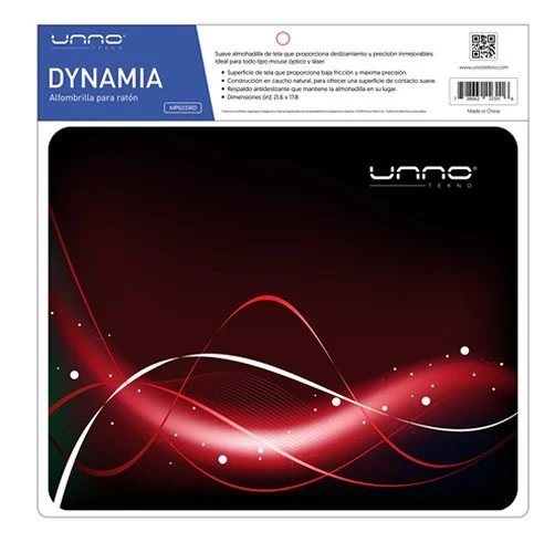 Mousepad Unno Tekno Dynamia Rojo