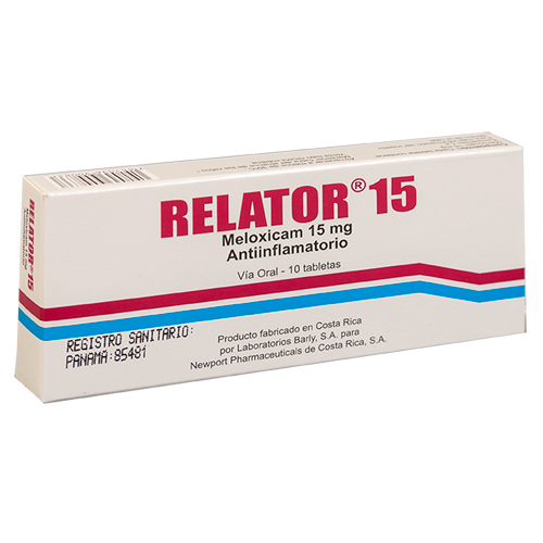 RELATOR CAPSULAS 15 MG