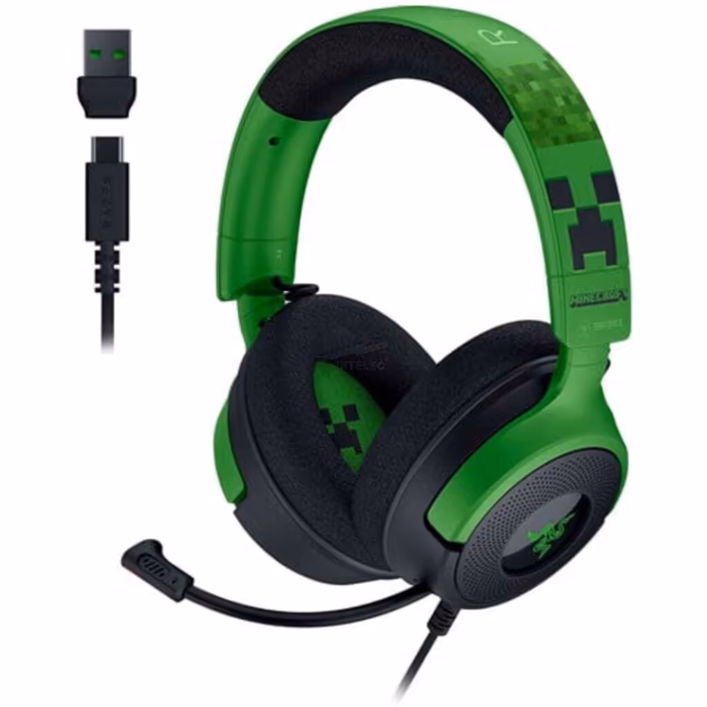HEADSET RAZER KRAKEN V4 X – MINECRAFT EDITION