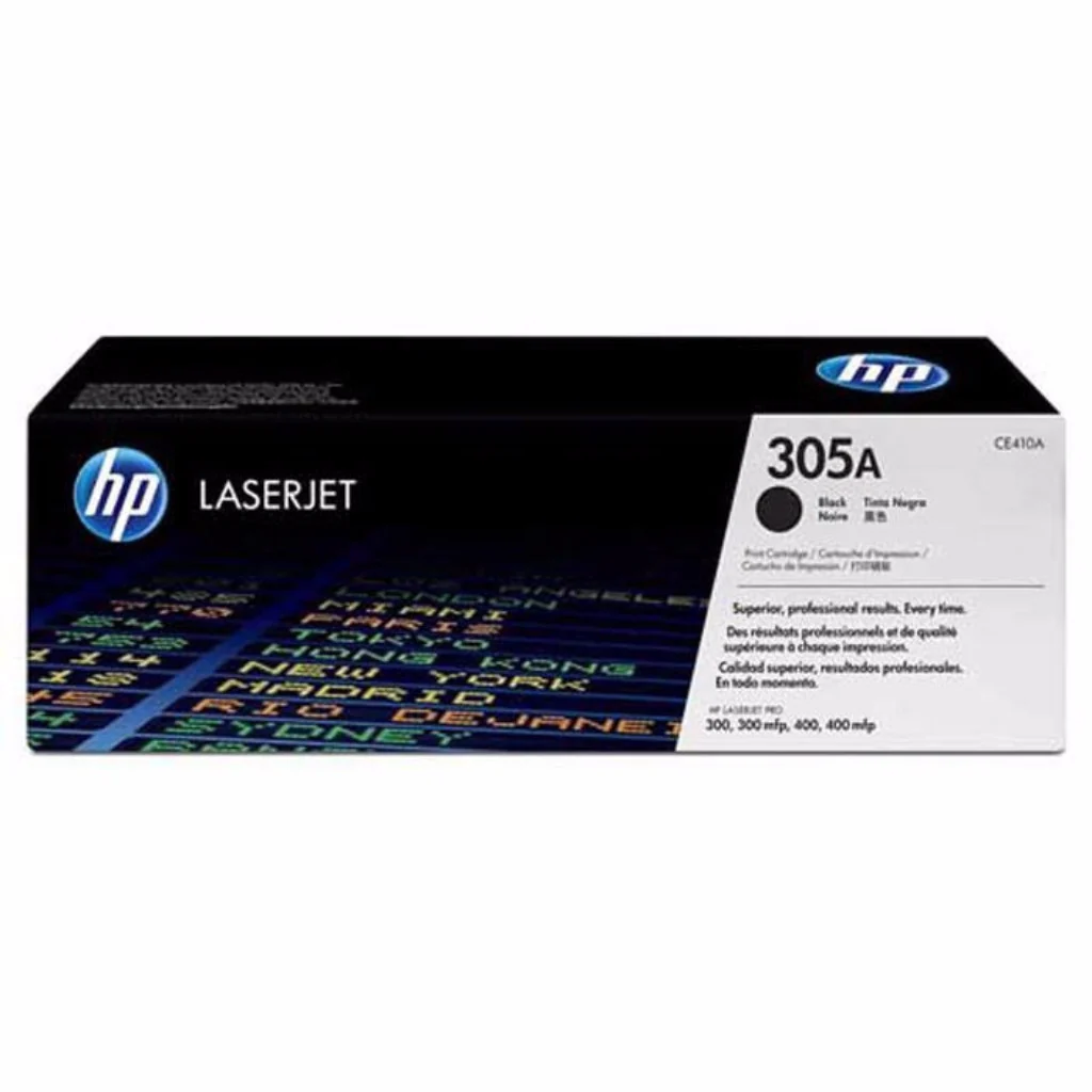 HP Tóner Negro 305A (CE410A) 2,200 Páginas