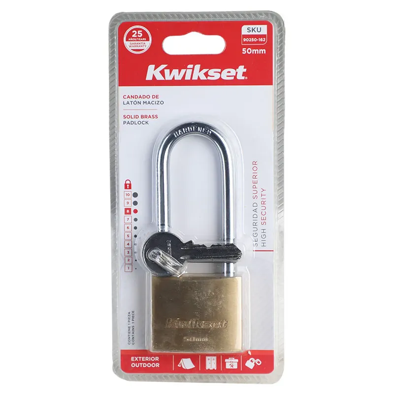 Candado arco largo 50 mm Kwikset