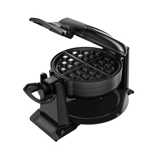 Black + Decker wafflera estilo belga giratoria negra WMD2000B