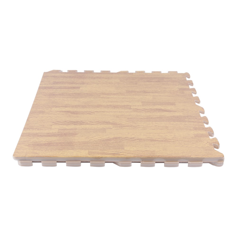 Alfombra antifatiga puzzle acabado madera 4 piezas
