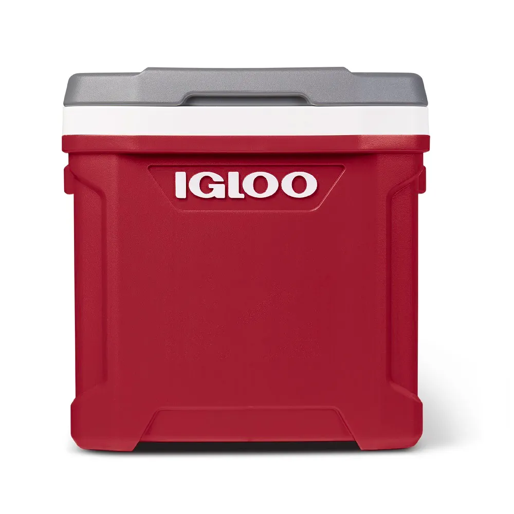 Hielera Igloo latitud 56.78 Litros (60qt) azul y gris con ruedas