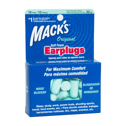 TAPON P/OIDO MACK´S ESPUMA 10 PARES