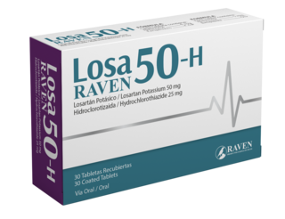LosaRaven 50-H/12.5 mg 30 tabletas