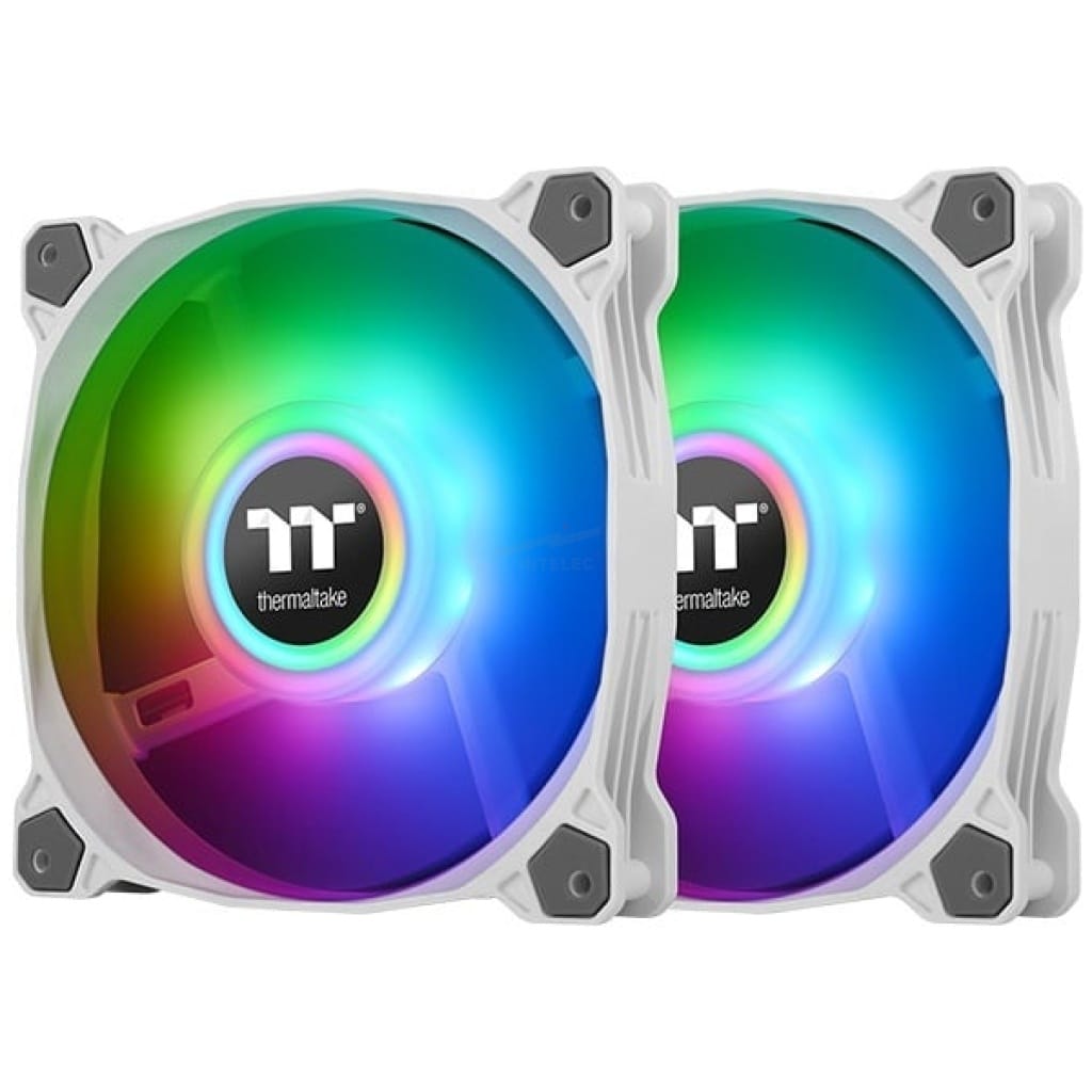 VENTILADOR THERMALTAKE PURE DUO 12 ARGB – BLANCO