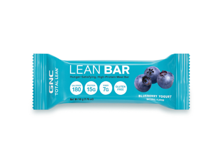 GNC TOTAL LEAN BAR BLUEBERRY 1 BARRITA