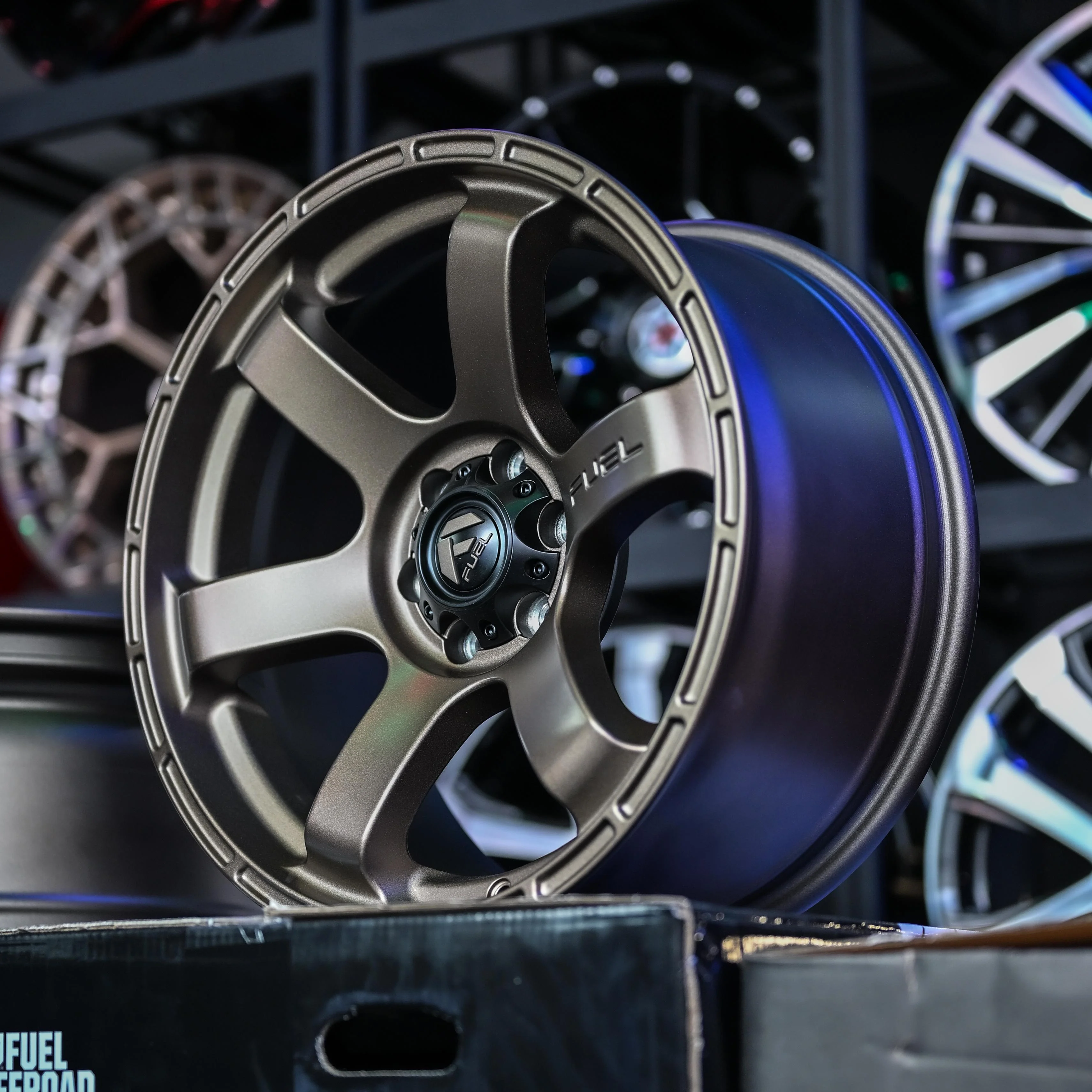 AOD84X46HF-12 FUEL RUSH 18X9 6X114 ET20 CB66.3
