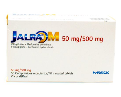 Jalra 50/500 mg 56 comprimidos
