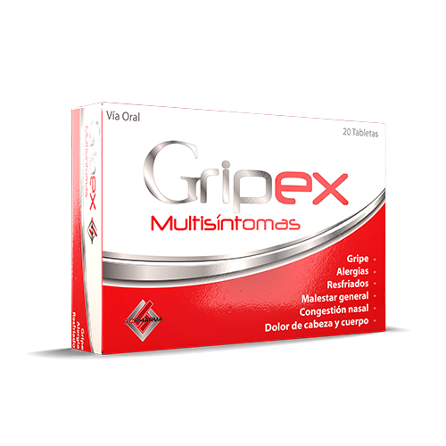 GRIPEX MULTISINTOMAS X 20 TABS