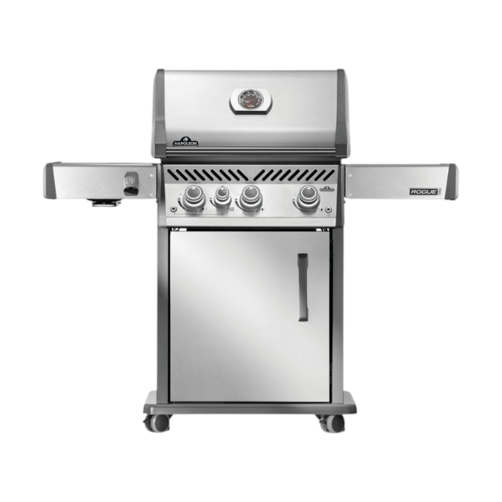 Parrilla de gas 56.000 btu rogue pro 425 sib 3 quem + 1 quem lateral infrarrojo