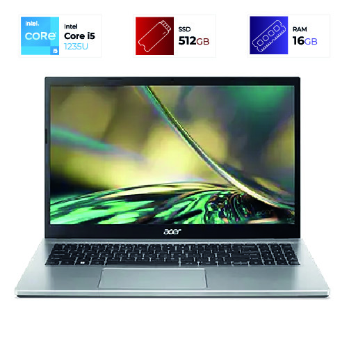 Acer Aspire 3 – I5 1235U – 16GB – 512GB – Pure Silver