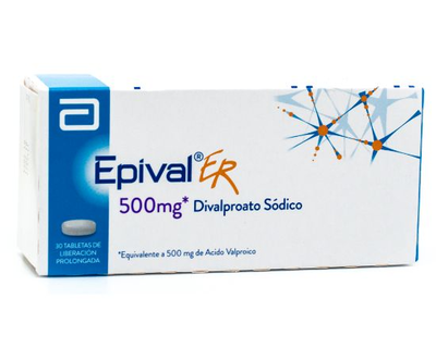 Epival ER 500 mg 30 tabletas
