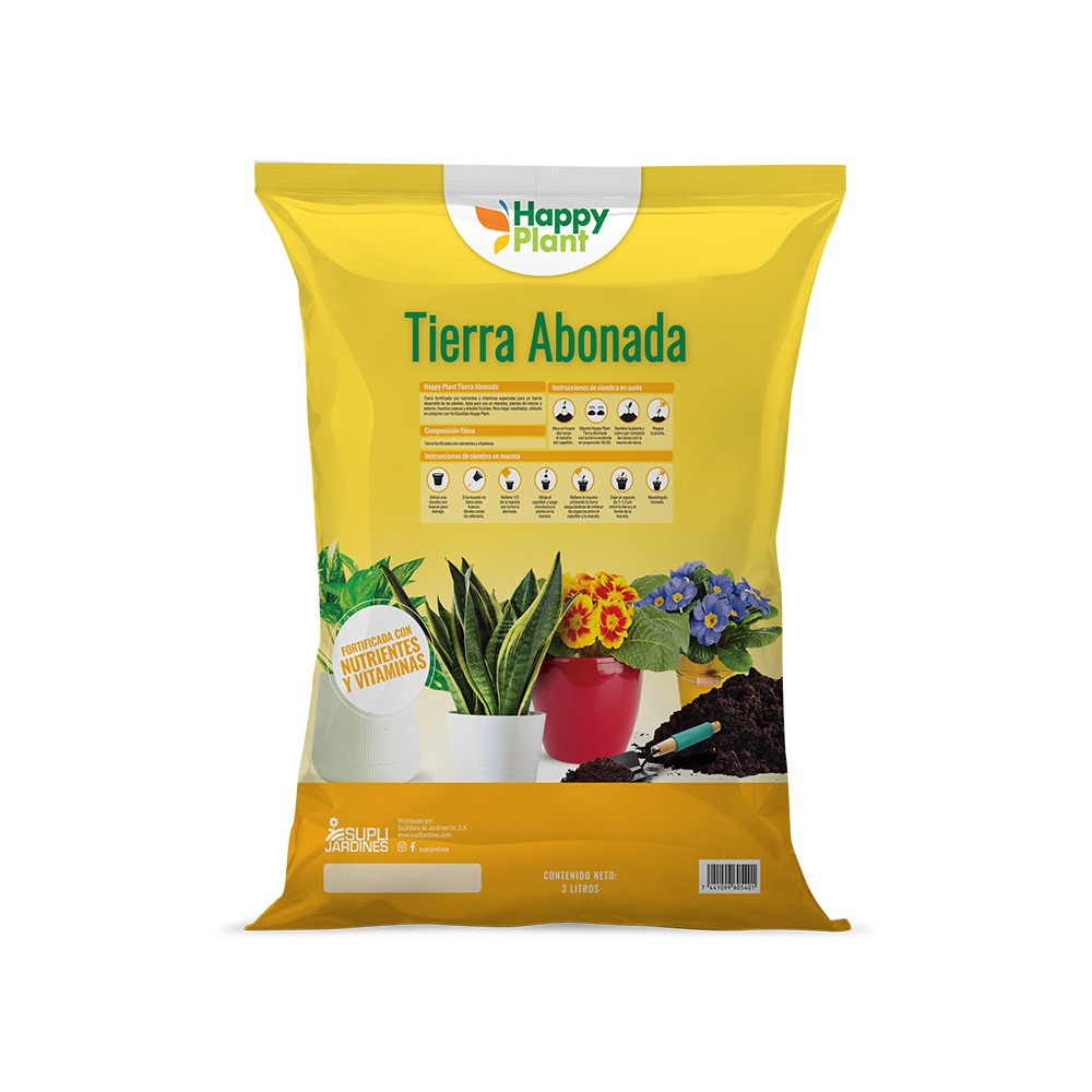 Tierra abonada para jardines 6 kilogramos