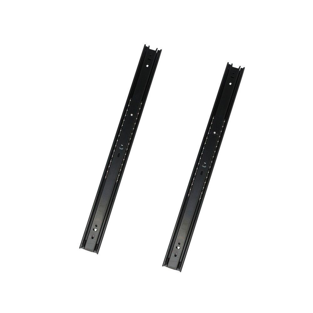 Riel para gaveta negro 400 mm