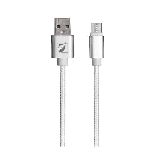 Green Leaf Cable USB-A a USB-C 1.5m plateado