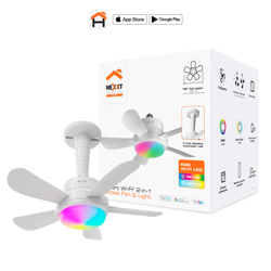 Ventilador de Techo Inteligente 2 en 1 con Lámpara Integrada y