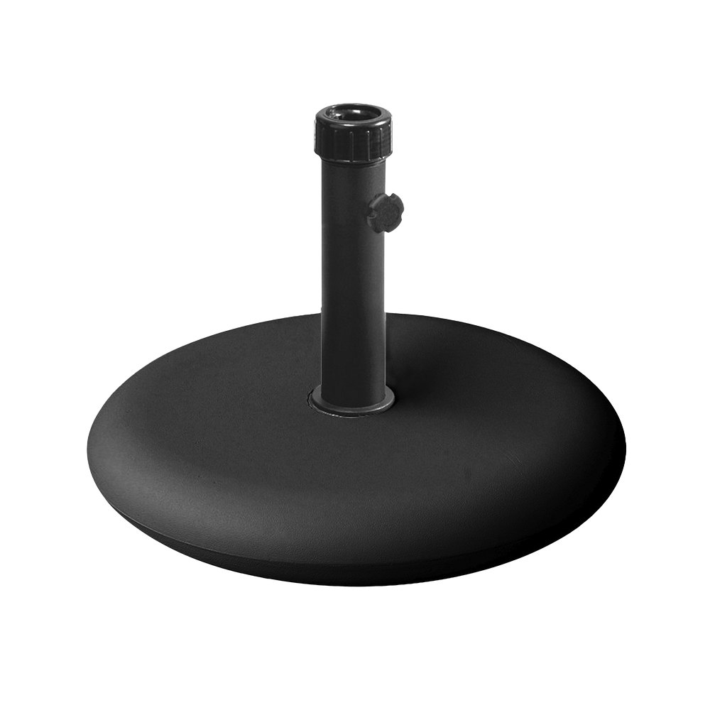 Base para sombrilla sombrilla de hormigón 25 kg negro