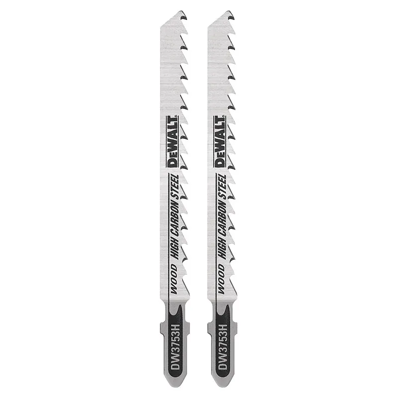 Set de 2 hojas para caladora tipo T de acero 6 dpi 4" corte en madera