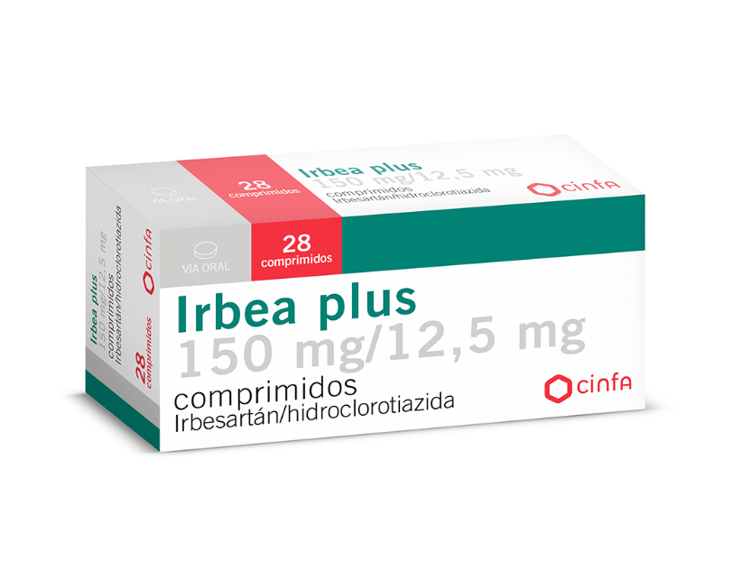 Irbea Plus 150mg/12.5mg x28 Tabletas