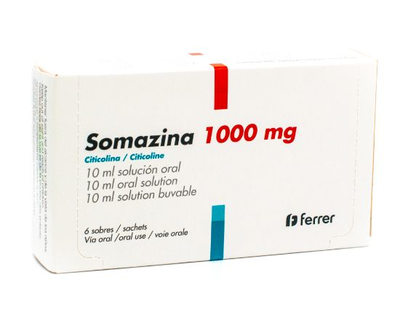 Somazina 1000 mg 6 sobres 10 ml